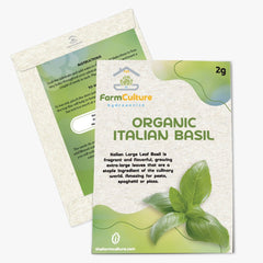 Organic Italian Leaf Basil Seeds - Farm Culture